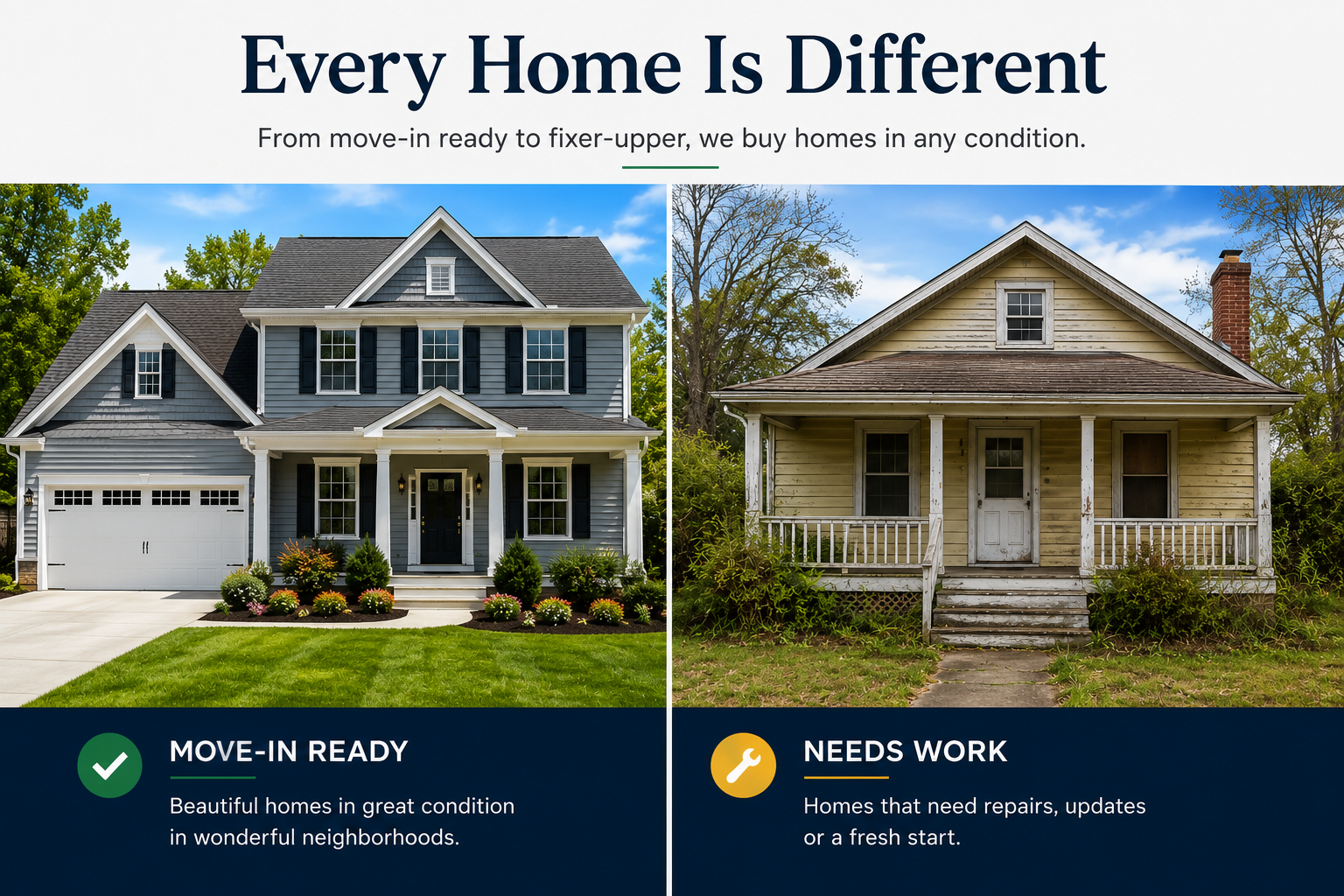 Every home is different